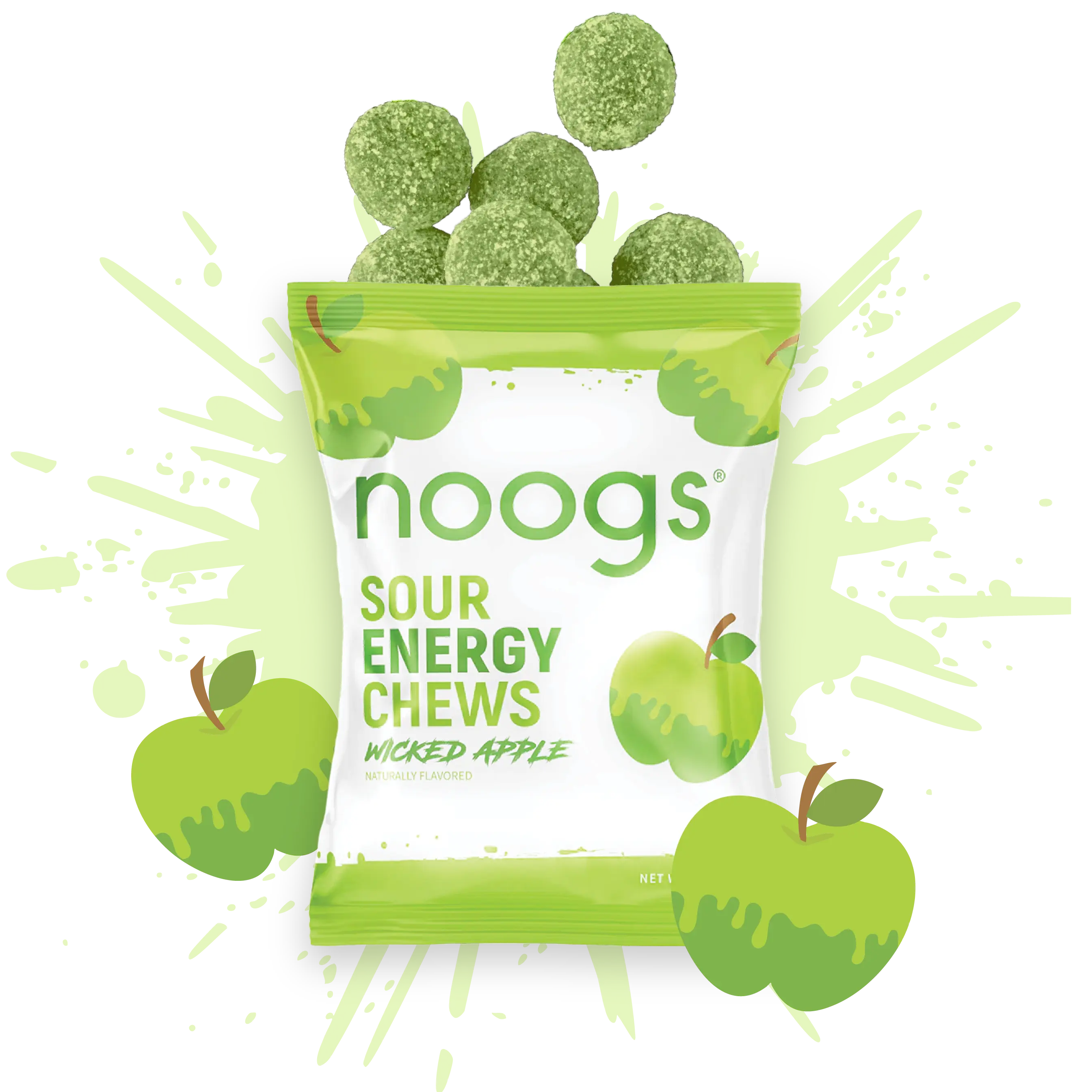 Wicked Apple Sour Energy Chews