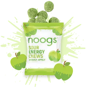 Wicked Apple Sour Energy Chews
