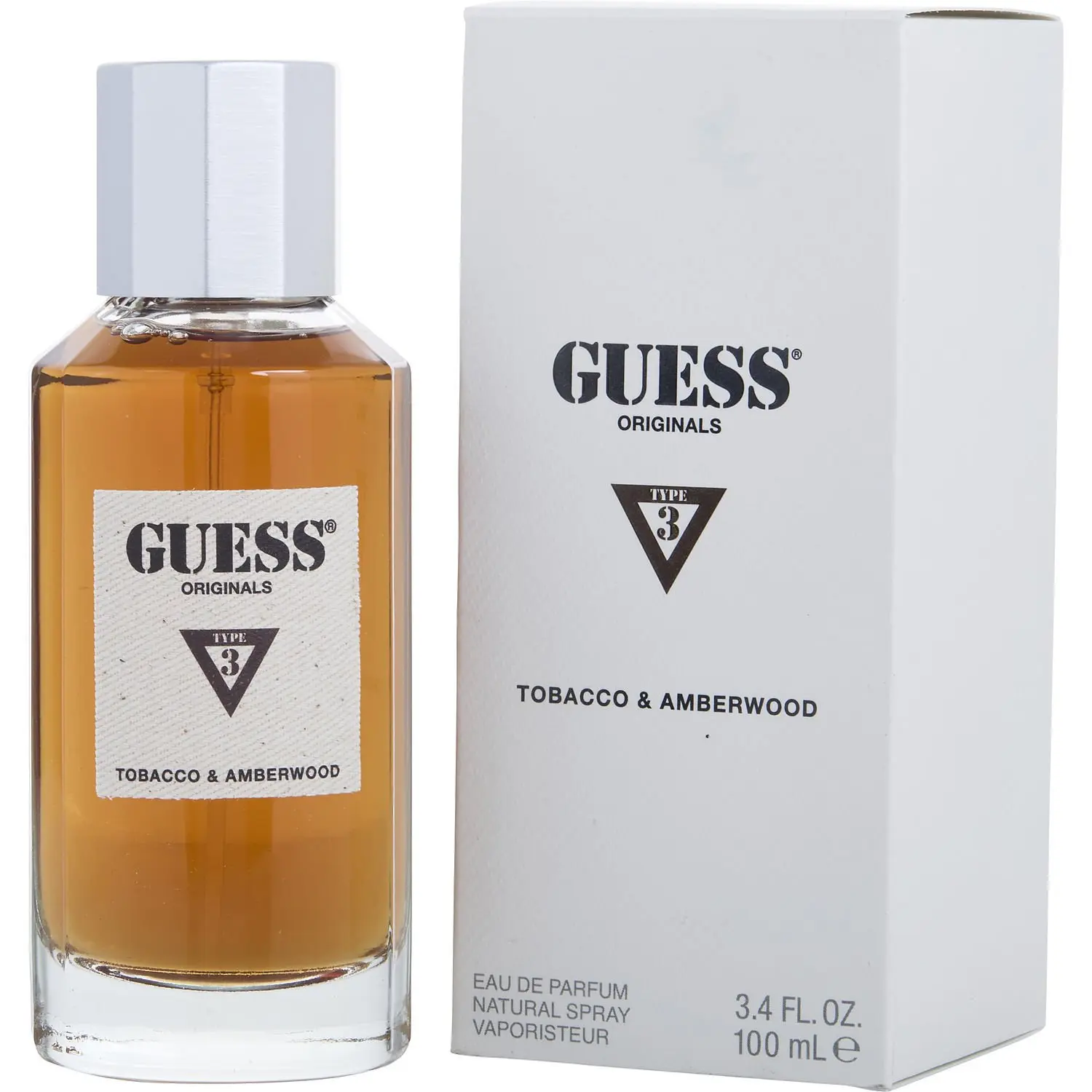 Guess Originals Type 3 Tobacco & Amberwood By Guess Eau De Parfum For Unisex Guess Originals Type 3 Tobacco & Amberwood By Guess Eau De Parfum For Unisex