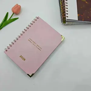 2026 Year Planner Book, Luxurious Style (metal Corners, Colorful Cover, Elegant Coils), Multi-Dimensional Planning, Office & Student Use