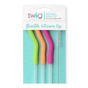 SWIG reusable Straw Set (Mega Mugs)