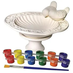 Sassafras  Paint Your Own Ceramic Bird Bath Paint