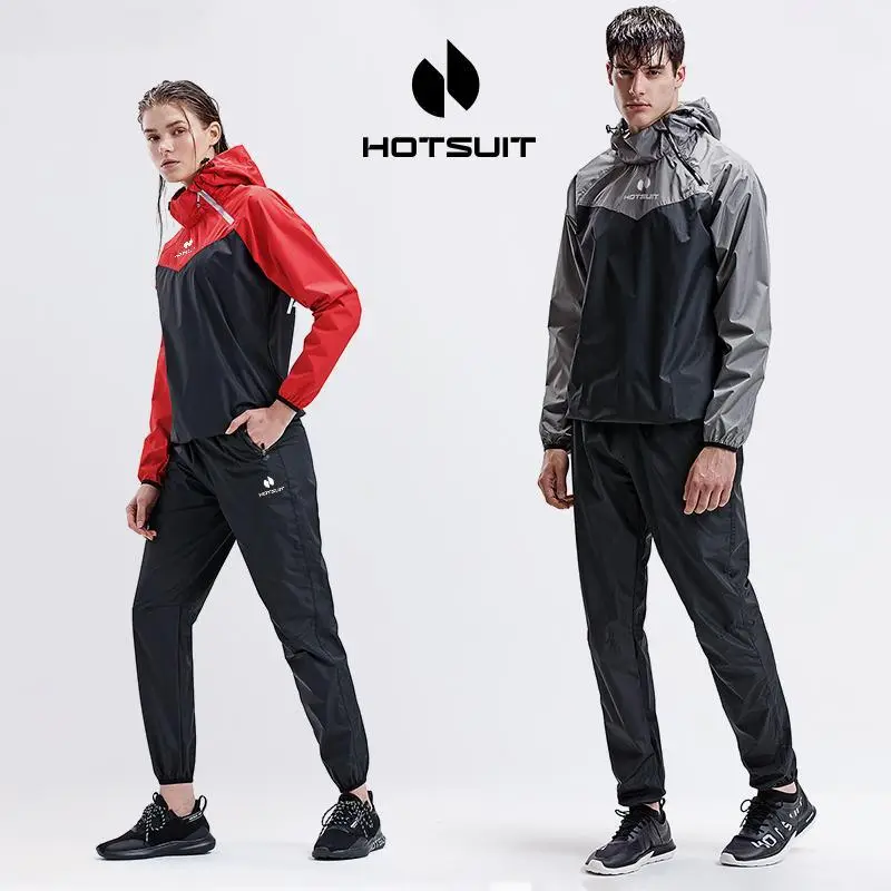 HOTSUIT Unisex Sauna Suit Set – Workout Jacket for Boxing, Gym, and Fitness Training Outdoorfun