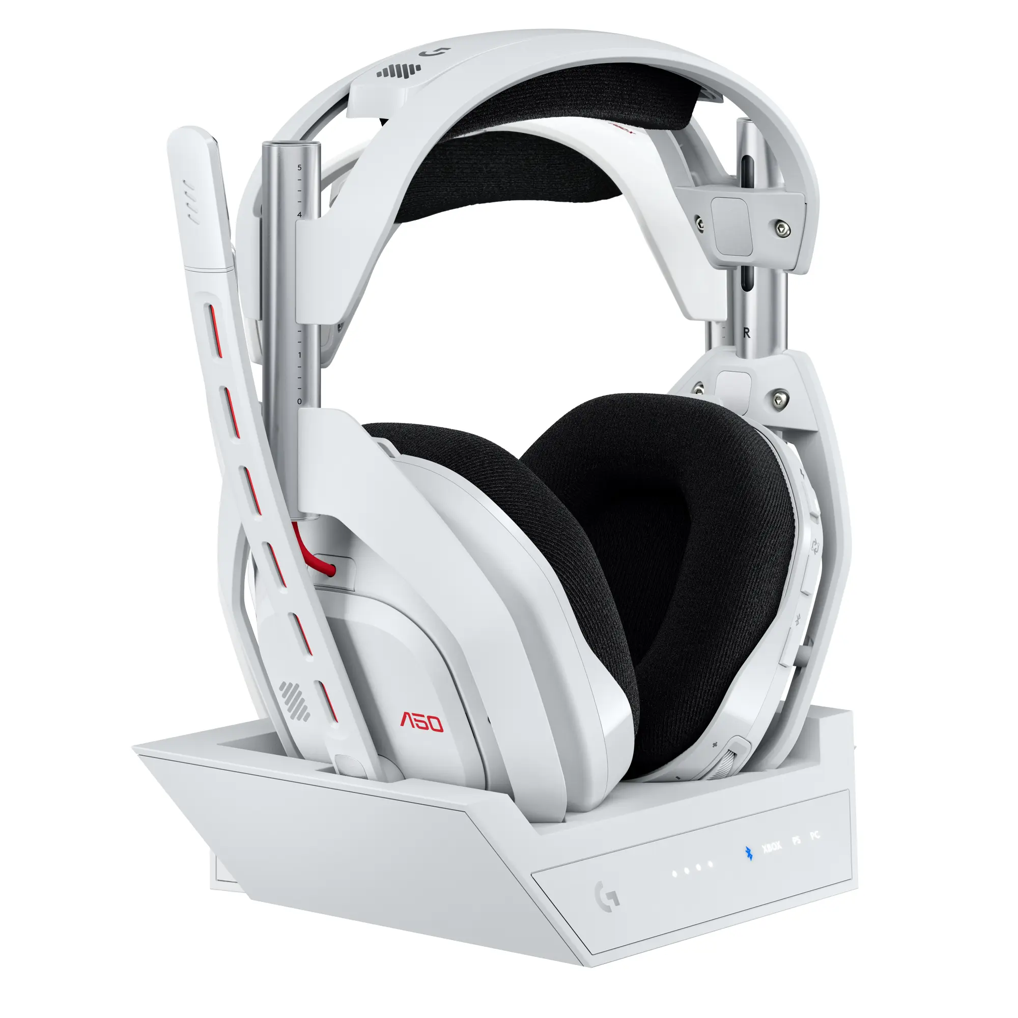 Logitech G Astro A50 LIGHTSPEED Wireless Gaming Headset + Base (Gen 5), PRO-G GRAPHENE, 3-System Switching, USB-C to Xbox, PS5, PC/Mac, Nintendo Switch, Switch 2, Bluetooth