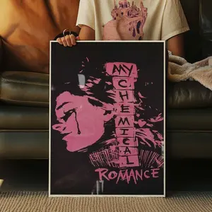 My Chemical Romance Emo Goth Printable Wall Art Poster