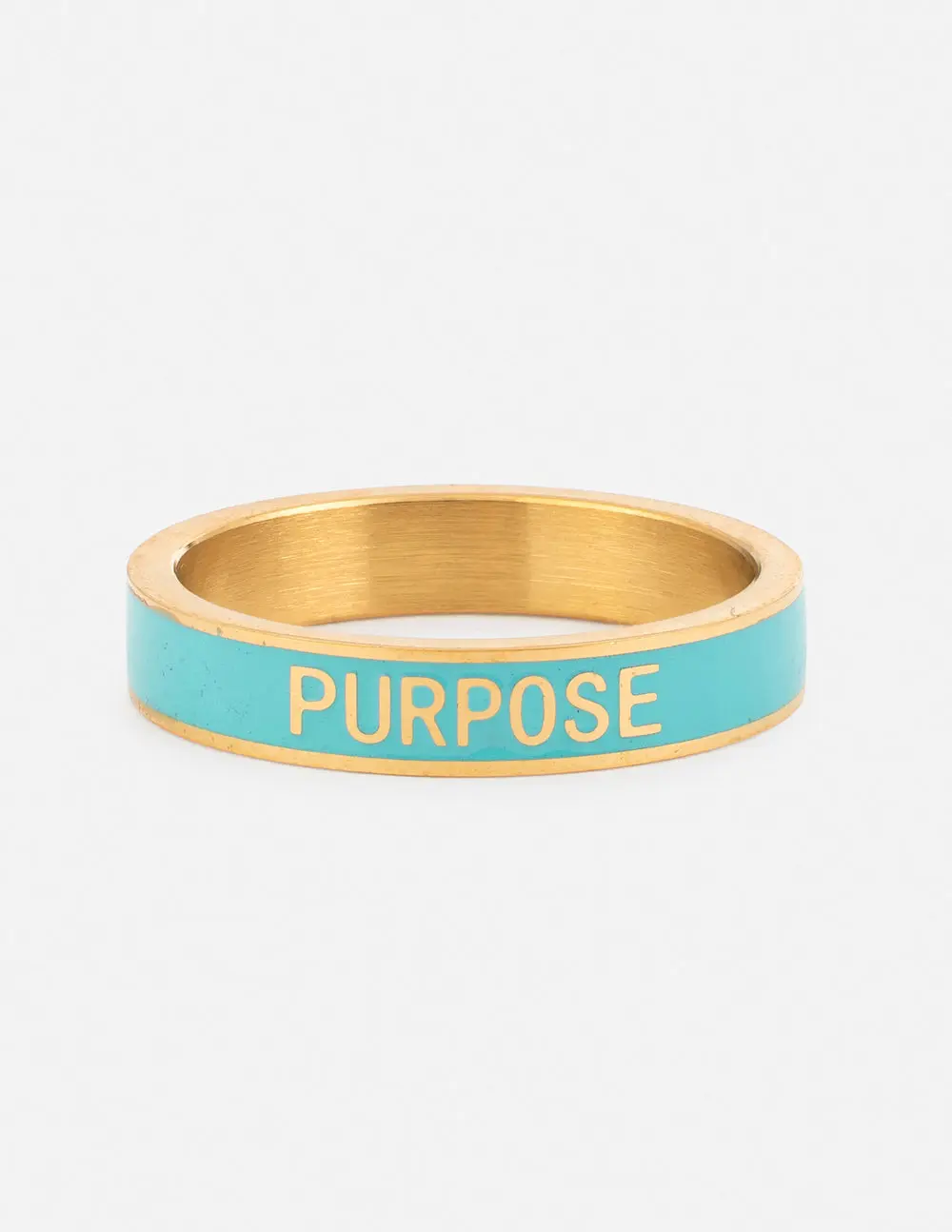 Teal Enamel Purpose Ring Teal Enamel Purpose Ring