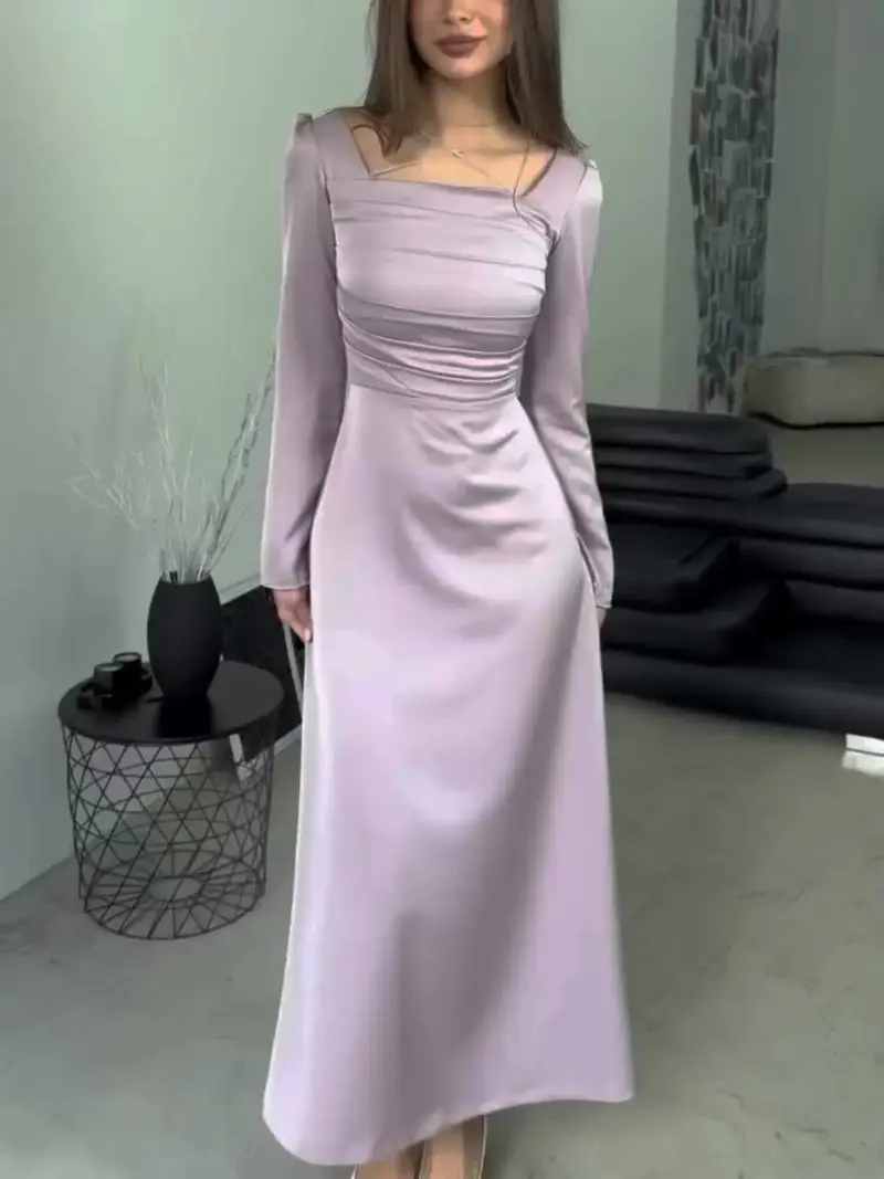 red formal dress long Red Satin Strapless Backless High Slit Long Prom Dresses, Long Red For –  Lwt Dress main image 1