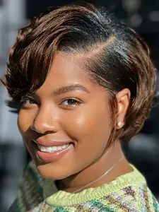 Bob Pixie Cut Wigs 13x4 Short Pixie Cut Lace Front Wig for Women, Straight Bob Style, Natural Look, Perfect for Daily Wear, Glueless Bob Wig
