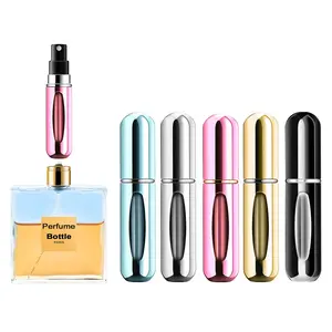 Yamadura Mini Refillable Perfume Portable Atomizer Bottle with Refill Pump Case, Ideal for Travel and Outgoing Use