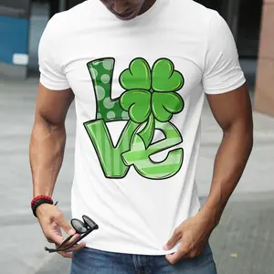 St. Patrick's Day themed T-shirts, cute St. Patrick's Day T-shirts, shamrock T-shirts, Patrick green T-shirts, love shamrock T-shirts, Irish T-shirts