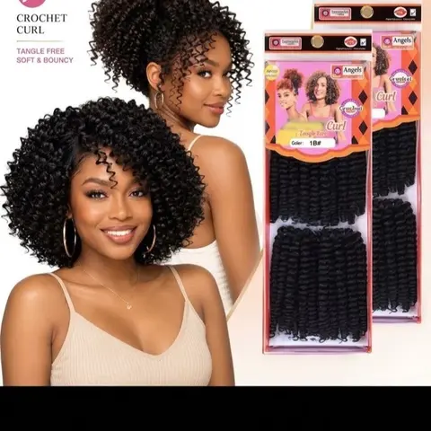 Super Value 2x Havana Curl Braids 8 Inches 20 Strands Pack 100% Kanekalon Tiber Crochet for Stylish Hairstyles 1 b