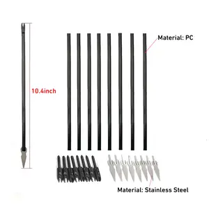 Sport-Partner Targeting Arrows - 8-Piece Archery Arrows for Mini Compound Bow, Sports & Outdoor Leisure Recreation Equipment
