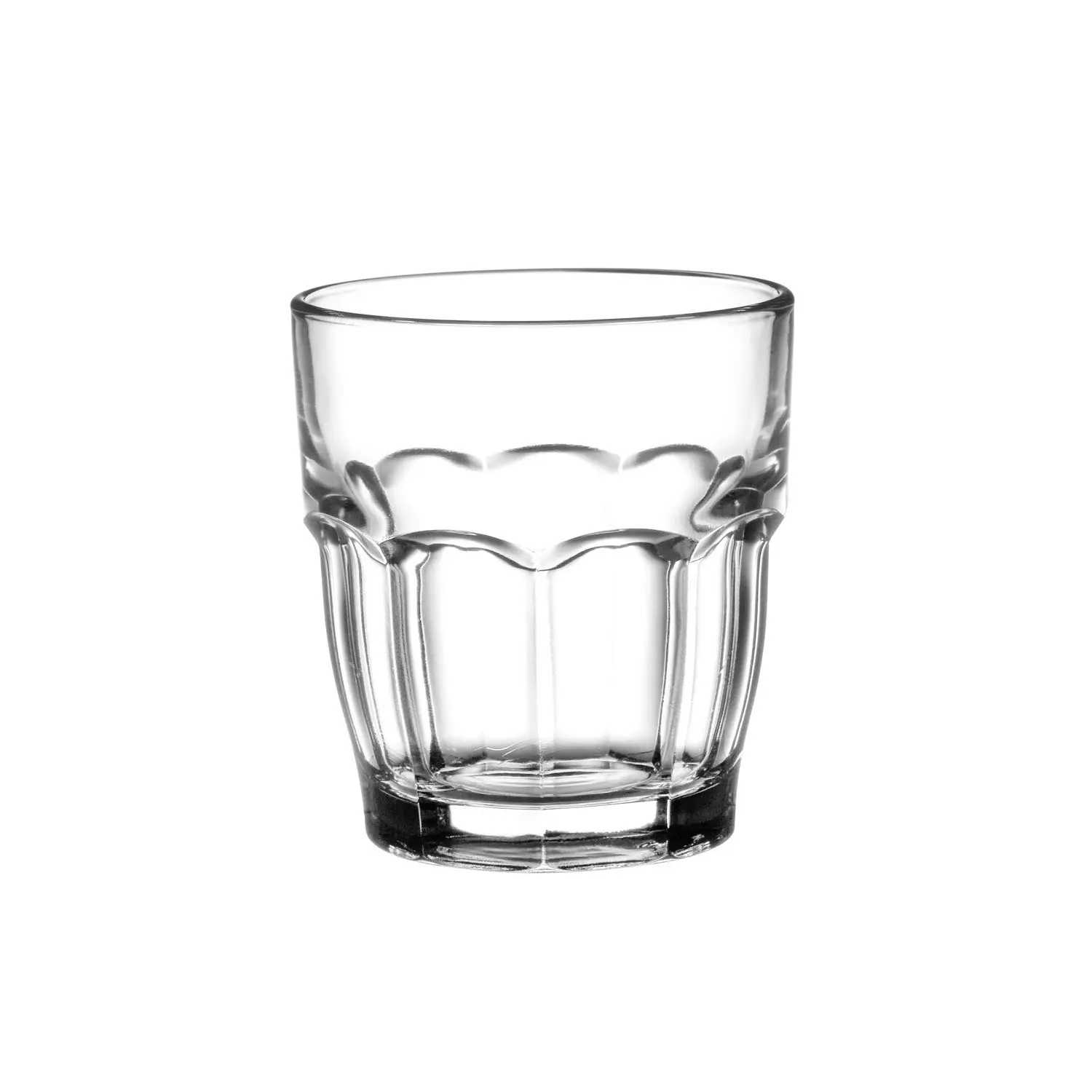 Rock Bar 7.25 Oz. Juice Stackable Tempered Beverage Glasses For Cold Drinks  Water And Set Of 6 Clear