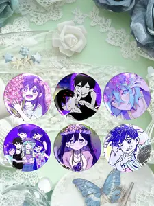Anime Badge Set, Cute Luxury Collectible Pin, Limited Edition DIY Buttons, Unique Decoration Accessories, Perfect Gift for All Holidays