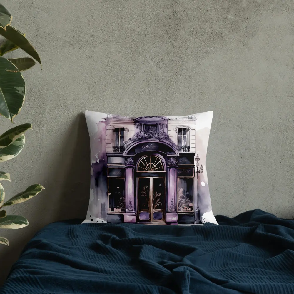 "Boutique Violette 1" Premium Pillow