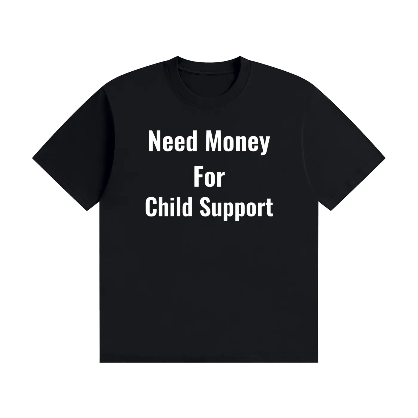 Unisex Seamless Cotton T-Shirt Round Neck Top