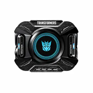 TRANSFORMERS Bumblebee Wireless Earbuds Open Ear Bluetooth Headphones with Mic Active Noise Cancellation Long Battery Life Sports Headset for Gamer Foldable HiFi earplug phone sleep Smartwatch TWS underwater trucker gaming Electronic Audio outdoorfun