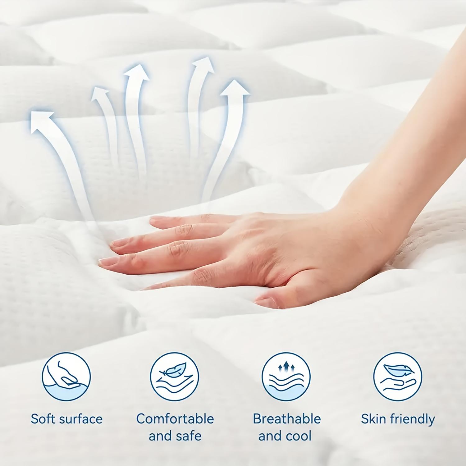 10INCH/12INCH -Twin/Queen/King Size Mattress, Premium High Quality Deep Sleep Firm Mattress Extra Lumbar Support, Memory Foam Hybrid Euro Top Luxury Mattress, Individually Wrapped Pocket Coils And Motion Isolation