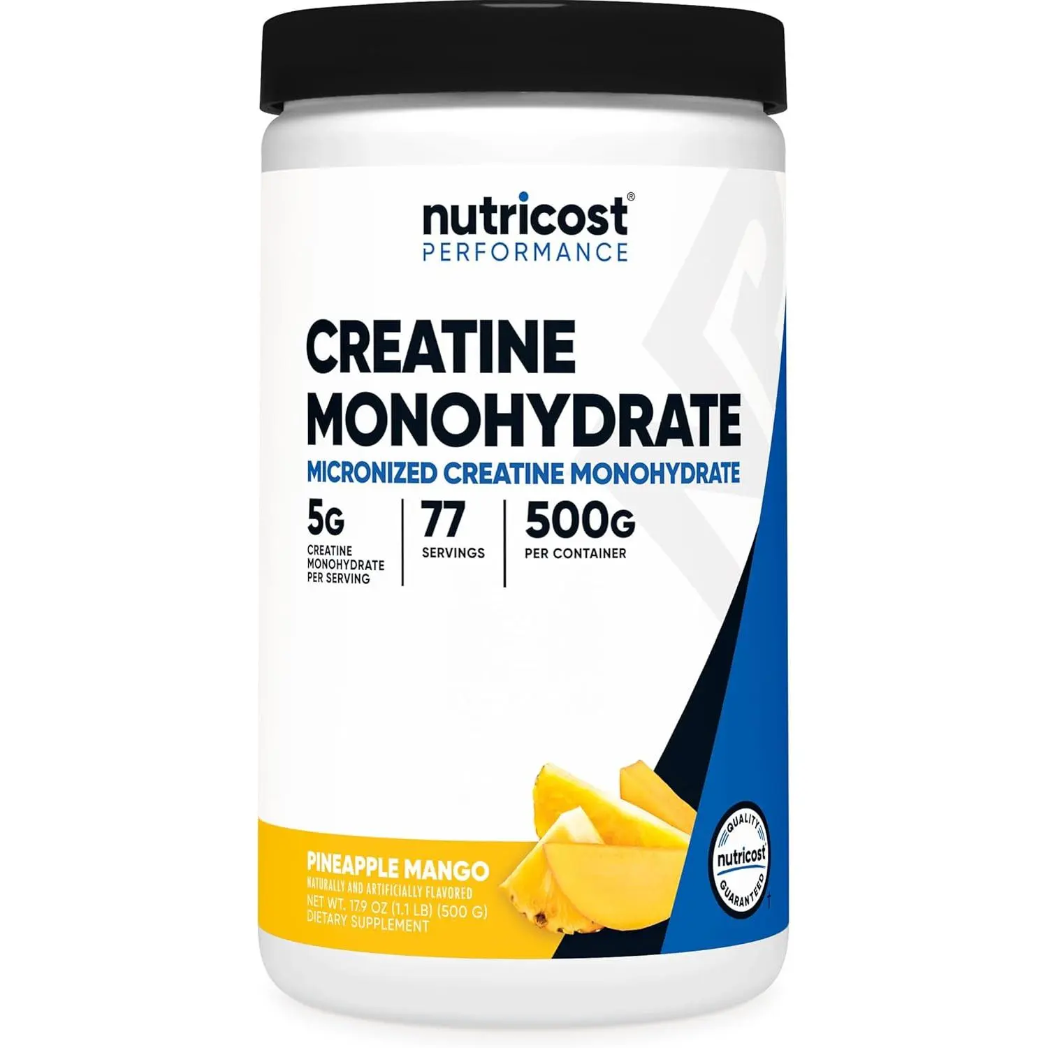 Nutricost Creatine Monohydrate Powder (Pineapple Mango, 500G), Micronized | Vegan, GMO-Free, Gluten Free