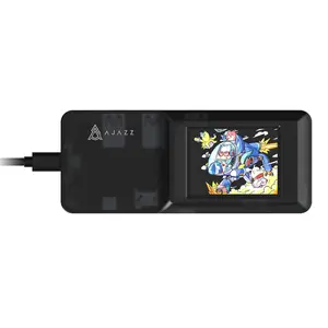 AJAZZ AKP01E Office Visualization Display Expansion Dock 8-in-1 Desktop Assistant 4K HD Projection TF/SD Dual Card Slot, Type C Ports, USB-C Dongle Suitable for various scenarios such as self media live streaming, office games, etc