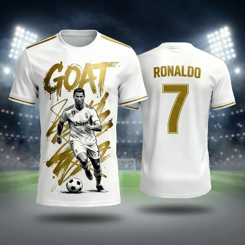 R#7 Soccer Jersey  Quick Dry Polyester Sport Shirt, Summer Football Tee for Men Boys  Outdoor Game Practice Wear Gift