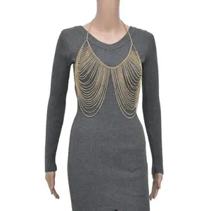 Shop LC Layered Design Body Chain for Women Jewelry Birthday Gifts for Women