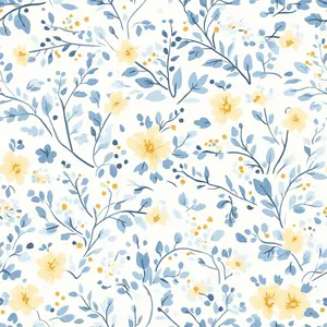 Cottagecore Garden Flowers Pattern 3 Quilting Cotton Fabric