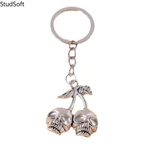 2026 New Creative Cherry Skull Keychain, Dark Gothic Bag Charm Pendant for Women
