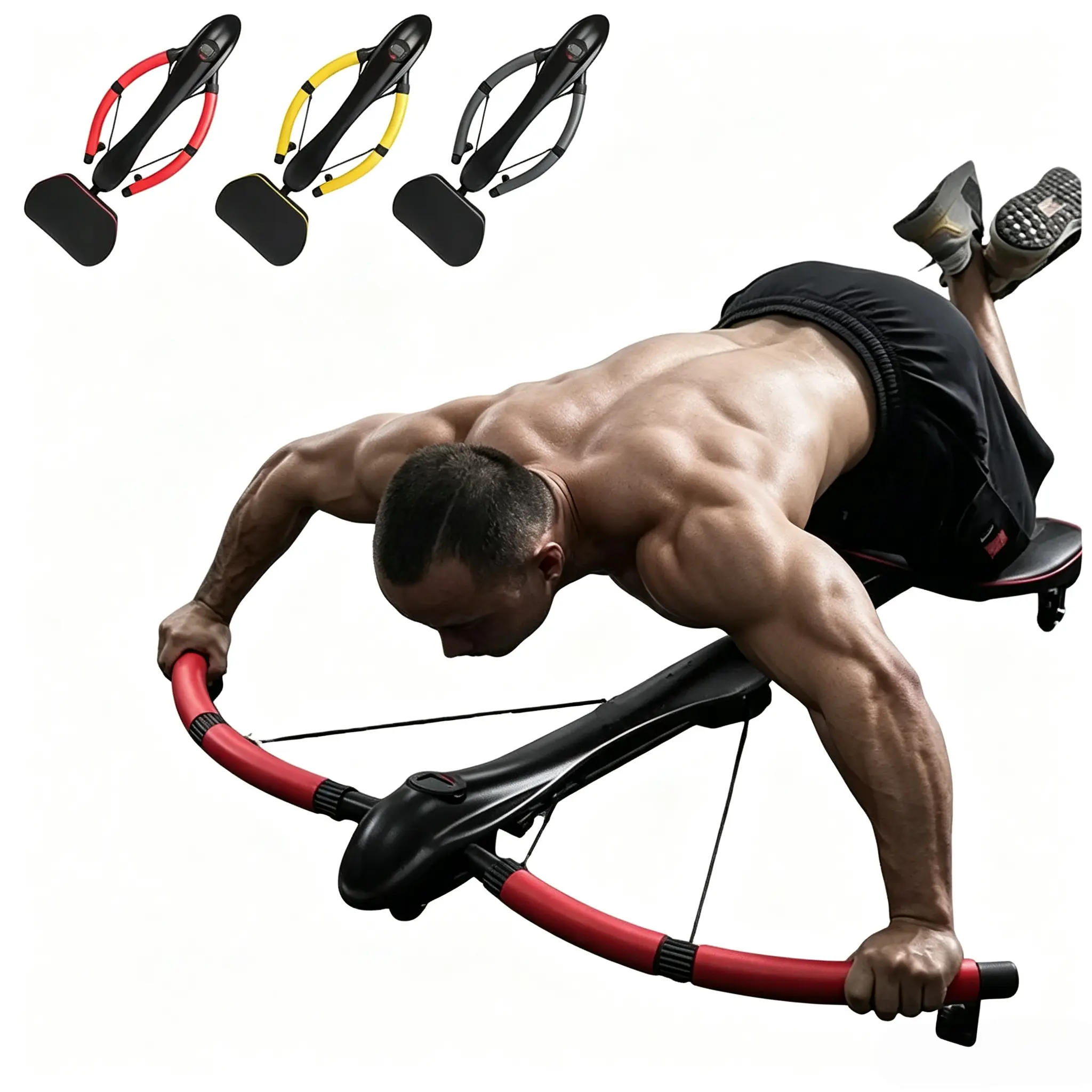 Dragonfly Core Trainers Ab Machines Compact Home Gym Equipment, Multifunctional Workout Station for Full-Body Core Training，Adjustable Multi-Functional Core Machine for Home Strength Training – Compact, No Battery, Full-Body Workout