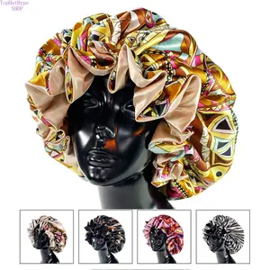 Women’s Spring Double‑Layer Plant‑Print Sleep Bonnet, Soft Lightweight Breathable Hair Care Headwear, Comfortable Daily Night Head Cover, Ideal for Night Sleeping, Indoor Resting, Daily Hair Protection and All‑Season Home Styling