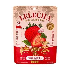 LELECHA Strawberry Oolong Tea Bags - 7 Pack (21g) | Cold Brew & Hot Brew | Fruity & Refreshing