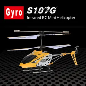 Syma S107G RC Helicopter, 3 Channel Infrared Remote Control Gyro Helicopter for Kids and Adults,Yellow