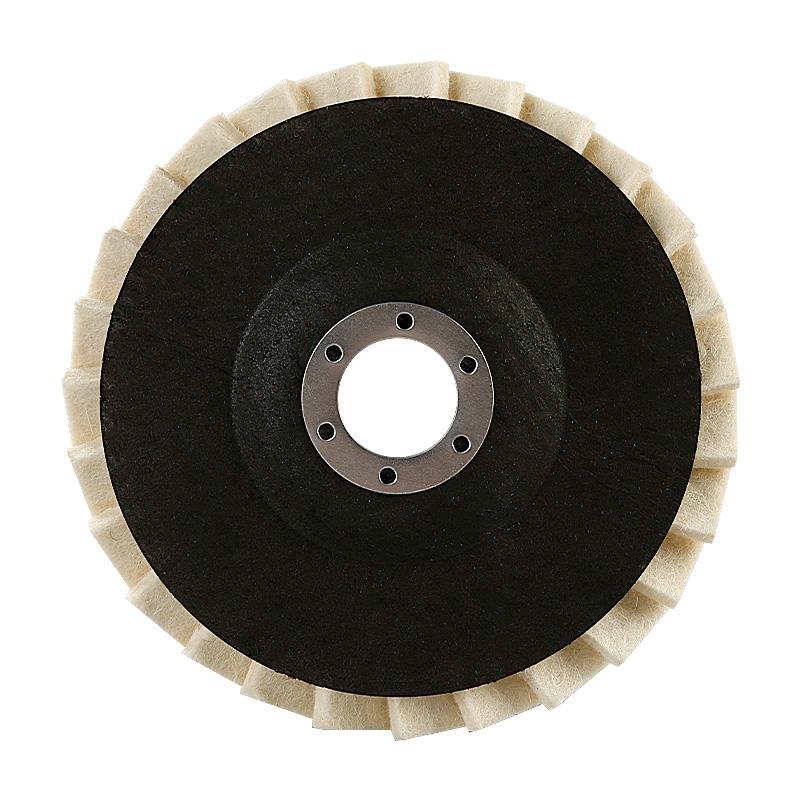 LOZLIN 1PCS/3PCS 5Inch Wool Polishing Wheels Set for Angle Grinders High Gloss Mirror Finish on Metal Glass Ceramic Stone Durable Efficient Design SummerVibes