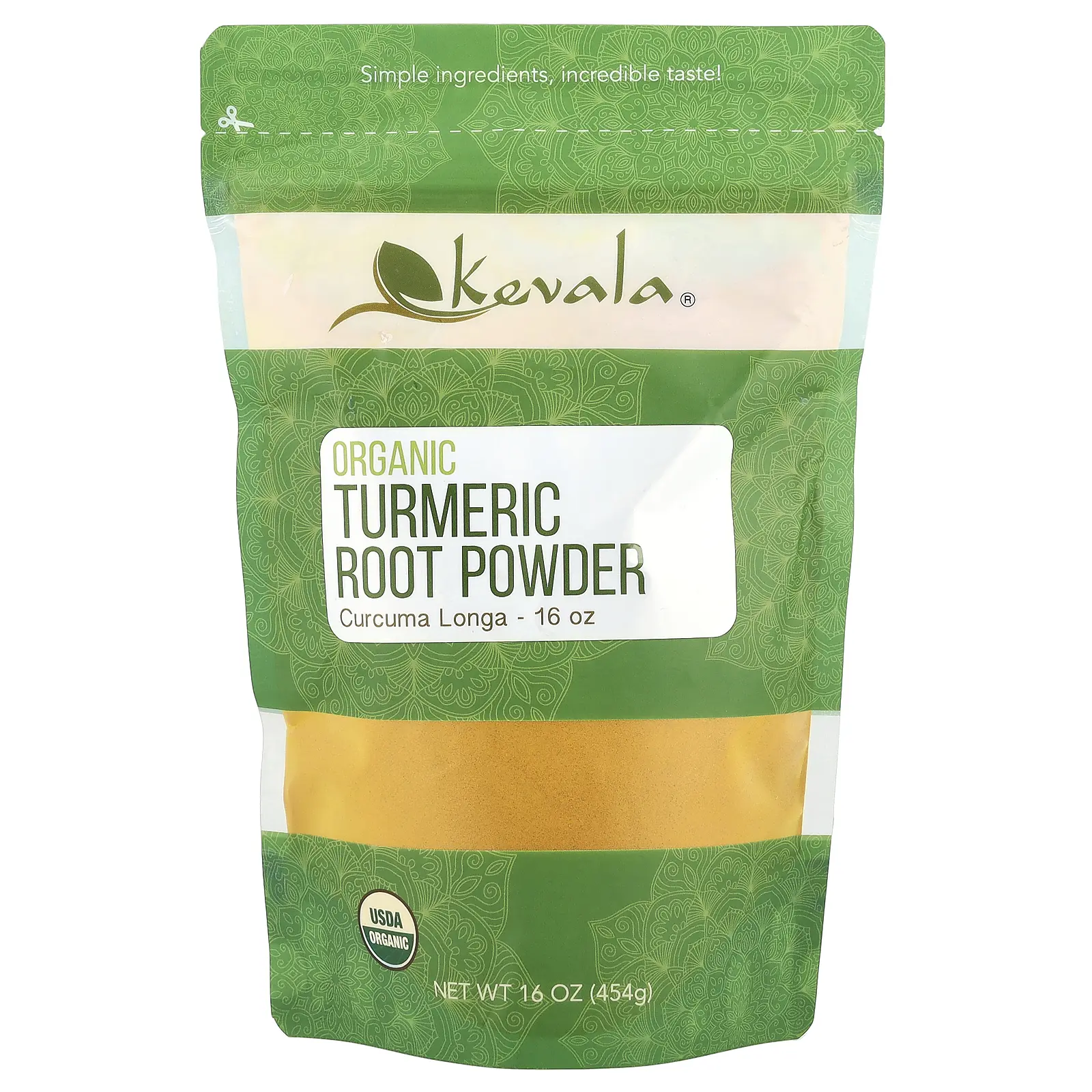 Kevala Organic Turmeric Root Powder, 16 oz (454 g) Kevala Organic Turmeric Root Powder, 16 oz (454 g)