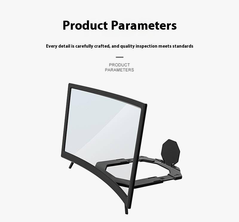 14-Inch Universal Plastic TV & Smartphone Screen Amplifier - with Audio Enhancement for Phones & Electronics