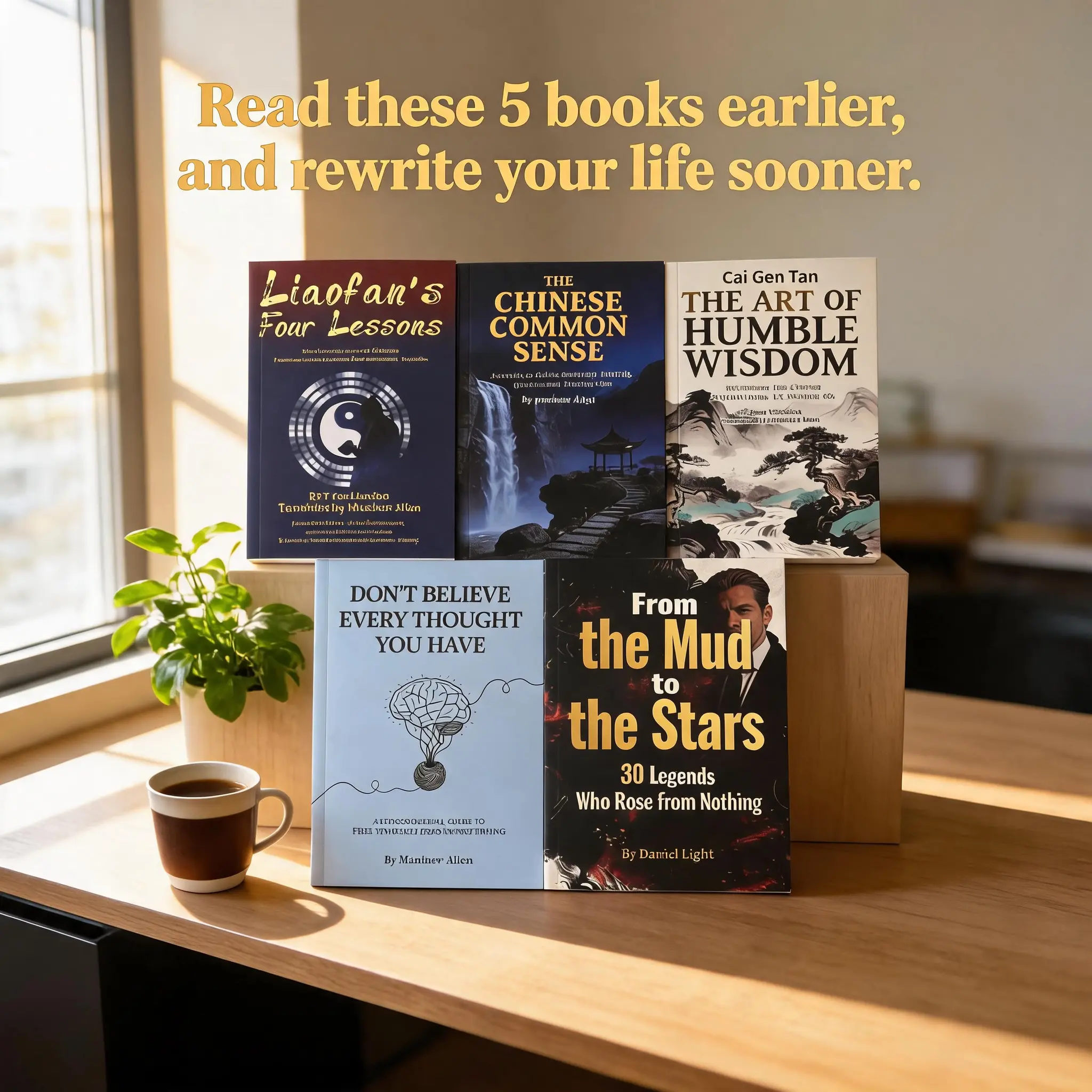 Complete 5-Book Self-Help Bundle Including Mindset Mental Health Guide & Real Underdog Zero-to-Wealth Success Legends, Life-Changing Reading Collection to Master Self-Discipline, Fix Overthinking, Build Financial Freedom and Rewrite Your Entire Life Path