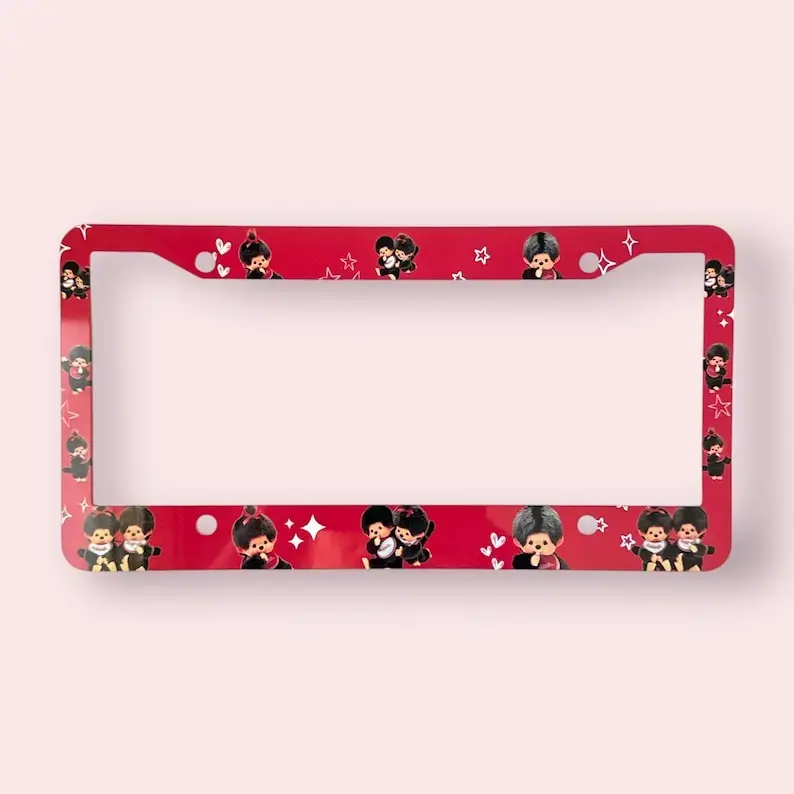 Cute Monkey license plate frame Cute Monkey license plate frame