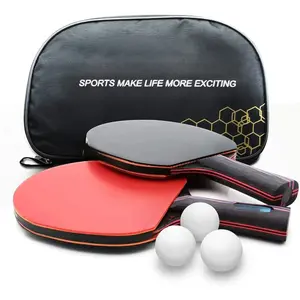 Professional Table Tennis Paddles Advance Intermediate Ping Pong Paddles Set of 2, Table Tennis Racket with Carry Case-