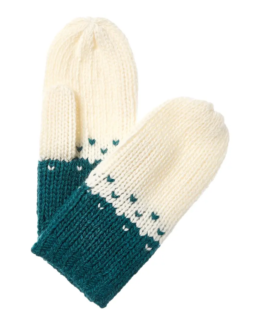 Portolano Colorblocked Wool-Blend Mittens Portolano Colorblocked Wool-Blend Mittens