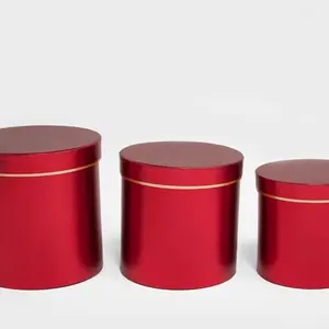 Round Flower Boxes set of 3