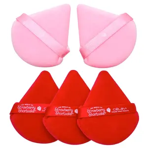 Celavi Strawberry Shortcake Berry Sweet Powder Puff 5 pcs