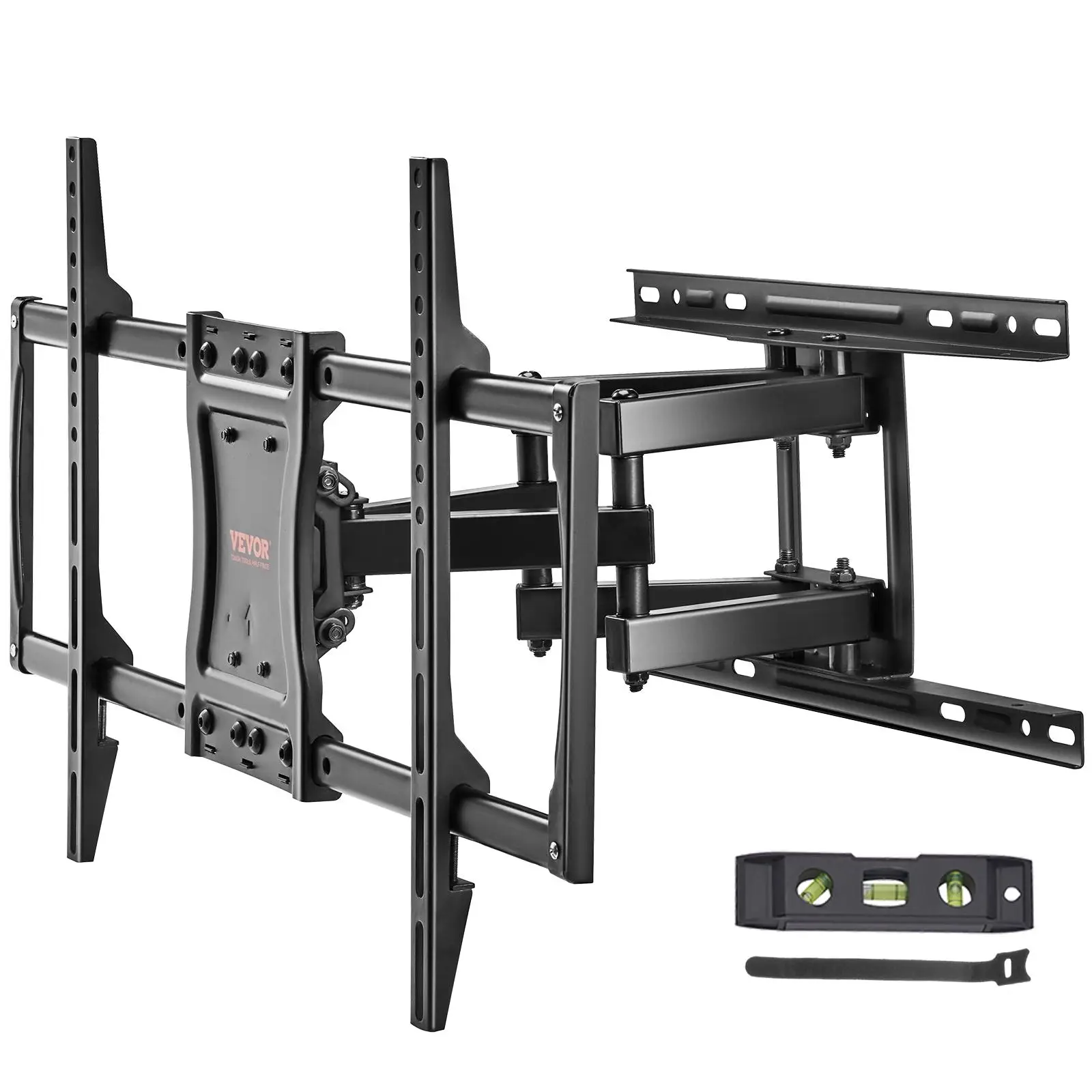 VEVOR Full Motion TV Mount Fits for Most 37-75 inch TVs, Swivel Tilt Horizontal Adjustment TV Wall Mount Bracket with 4 Articulating Arms, Max VESA 60
