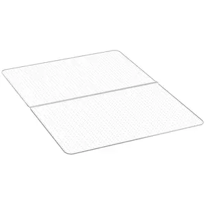 VEVOR Chair Mat, 60 x 46-inch Office Chair Mat for Low Pile Carpeted Floors, Clear Floor Protector Rug with Studded, Non-Slip & Easy to Clean, Smooth Glide Under Desk Rug for Home Office (Rectangular)