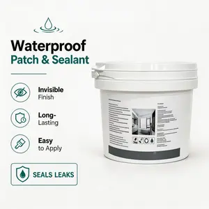 2026 Model Transparent Waterproof Coating — Highly effective waterproof coating that protects your building from water damage and lasts long. Clear concrete sealant with strong adhesion, suitable for leaks, cracks, walls, roofs, gutters, and bathrooms.