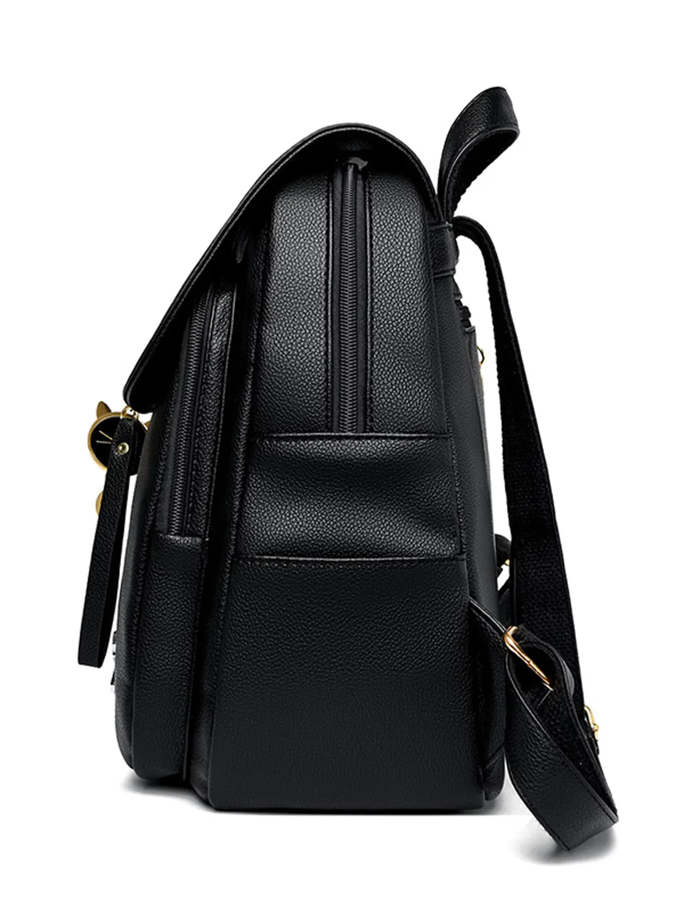 Leather Backpack Purse Convertible Shoulder Bag Travel Daypack Large Capacity Womens Cognac Brown Leather Convertible Backpack Shoulder  main image 2