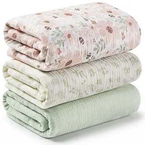 3-Pack Lyra Muslin Swaddle Blankets