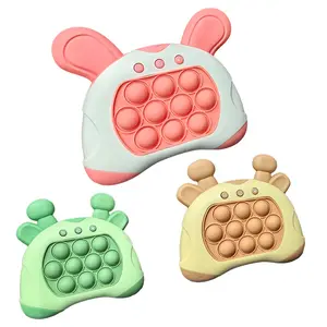 Push Bubble Sensory Toy for Boys/girls, Birthday Gift, Light Blue Quick Bubble Push Game, Stress Relief Fidgeting, Trendy Therapy Tool, Cute Animal Version