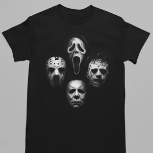 Horror Friends Halloween Tshirt for Spooky Vibes - Perfect for Halloween Parties & Events