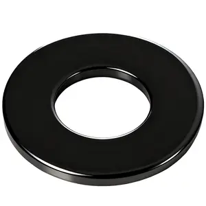 Black Oxide 5/16" Flat Washers 304 Stainless Steel Washer for Screws  100 count