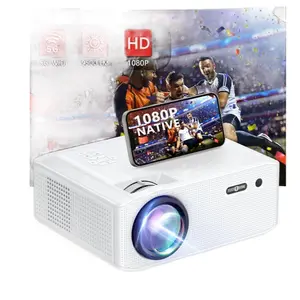 Apeman LCD Native 480P Support 1080P Home Theater Projector with Dual Speakers & Eyes Protection for Enhanced Viewing Experience